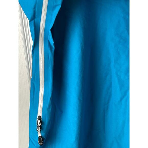 EMS Ascent Series Gore-Tex Blue Rain Ski Shell Hooded Jacket Lightweight Size XS - Picture 3 of 9